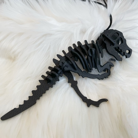 Large Handmade Dinosaur Bag Charm - Picture 3 of 7